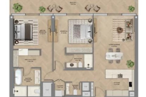 آپارتمان برای فروش در Saadiyat Island، Abu Dhabi، امارات متحده عربی 1 خوابه ، 89 متر مربع ، شماره 704305 - تصویر 12