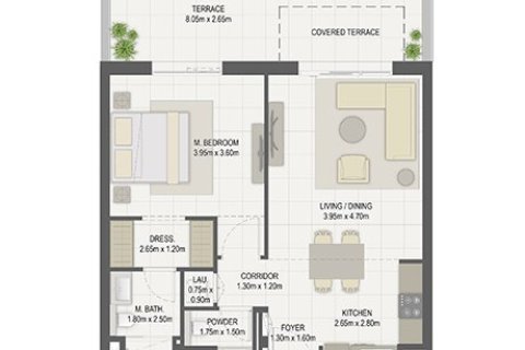 Wohnung zum Verkauf in Maryam Island, Sharjah, VAE 1 Schlafzimmer, 84 m2 Nr. 704549 - Foto 10