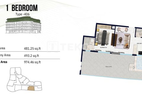 Appartement te koop in Jumeirah Village Circle, Dubai, VAE 2 slaapkamers, 96 vr.m., nr 692018 - foto 22