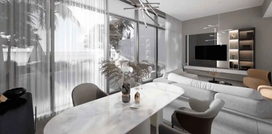 Apartmen di The Icon Tower di Yas Island, Abu Dhabi, UAE 1 bilik tidur, 89.84 meter persegi № 758301