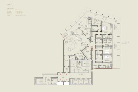 Apartment sa FOUR SEASONS RESIDENCES sa DIFC, Dubai, UAE 3 silid-tulugan, 475 sq.m. № 704970 - larawan 8