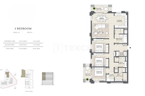 Apartamento en venta en Dubai, EAU 3 dormitorios, 157 m2 № 680107 - foto 26