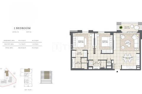 Apartamento en venta en Dubai, EAU 3 dormitorios, 157 m2 № 680107 - foto 27