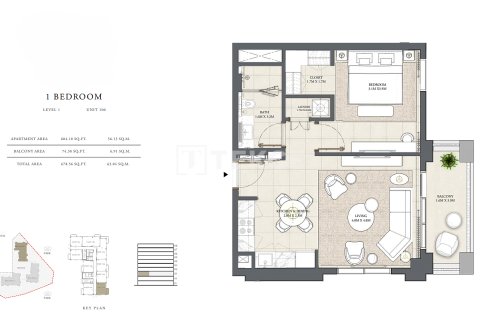 Apartamento en venta en Dubai, EAU 3 dormitorios, 157 m2 № 680107 - foto 22