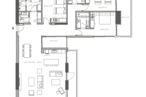 Dzīvoklis Creekside Residence Al Zorah, Ajmanjā, AAE 1 istaba, 140 m2 Nr. 704843 - attēls 16