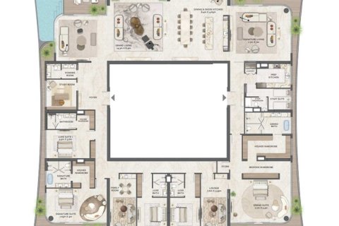 Apartament në Address Grand Downtown në Downtown Dubai (Downtown Burj Dubai), Emiratet e Bashkuara Arabe 3 dhoma gjumi, 408 m2. № 704844 - Foto 15