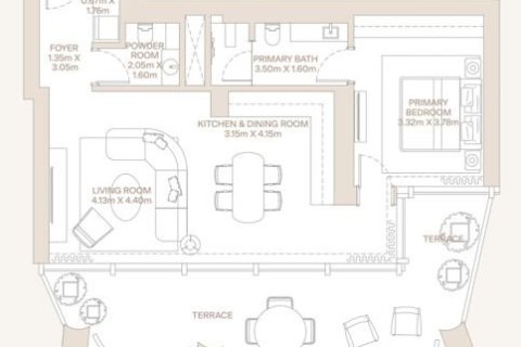 Apartment sa EDEN HOUSE sa Jumeirah, Dubai, UAE 1 silid-tulugan, 105 sq.m. № 704840 - larawan 18