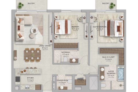 Apartament de vânzare în Dubai Land, Dubai, EAU 1 dormitor, 83 mp. №704297 - poză 17