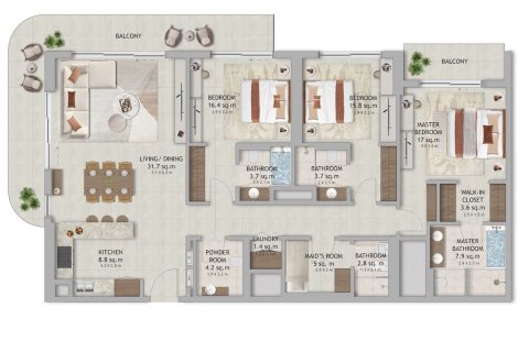Apartament de vânzare în Dubai Land, Dubai, EAU 1 dormitor, 83 mp. №704297 - poză 18