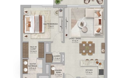 Apartament de vânzare în Dubai Land, Dubai, EAU 1 dormitor, 83 mp. №704297 - poză 16