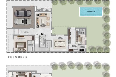 Villa til salgs i Dubai Land, Dubai, Emiratene 4 soverom, 460 kvm Nr. 704293 - Foto 14