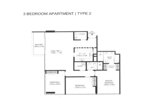 Leilighet til salgs i Dubai, Emiratene 3 soverom, 158.03 kvm Nr. 740964 - Foto 14