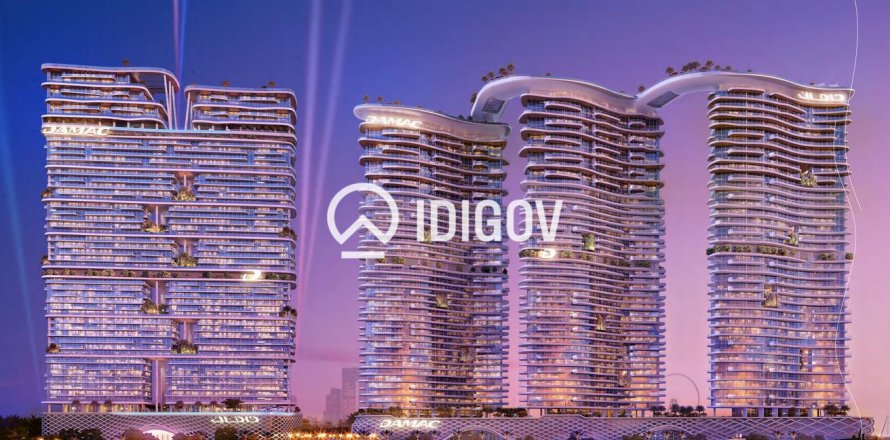 Dubai Harbour, UAE의 아파트 침실 1개, 80.92제곱미터 번호 740960