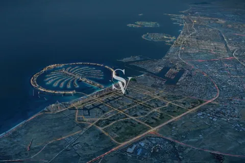 Tokë në Palm Jebel Ali, Dubai, Emiratet e Bashkuara Arabe 2437 m2. № 688249 - Foto 4