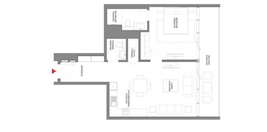 Jumeirah Lake Towers, Dubai, UAE의 아파트 침실 1개, 81.38제곱미터 번호 485336