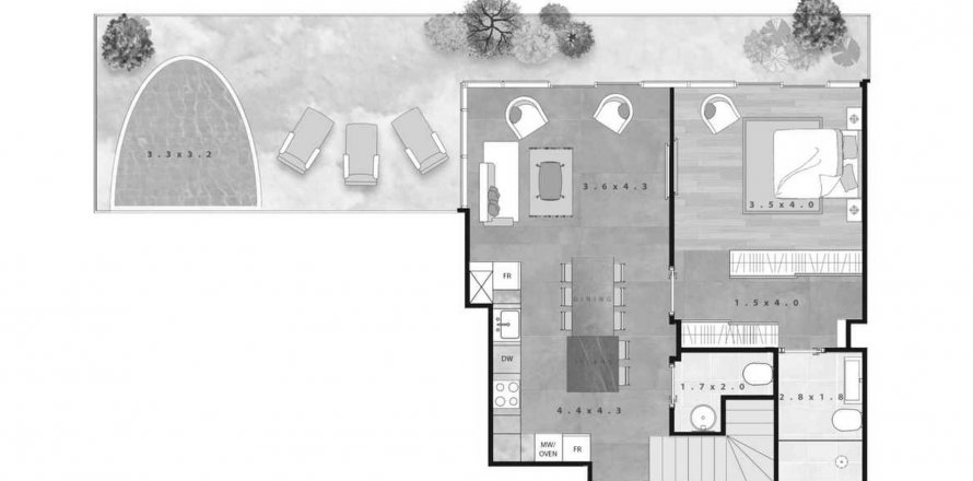 Leilighet i Jumeirah Village Circle, Dubai, Emiratene 2 soverom, 177.49 kvm nr. 547011