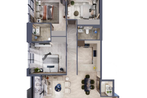 Leilighet til salgs i Jumeirah Village Circle, Dubai, Emiratene 1 rom, 40 kvm Nr. 732809 - Foto 8