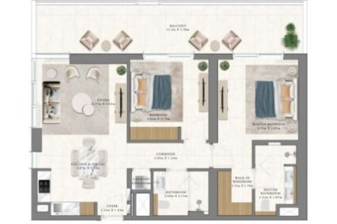 Apartament de vânzare în Dubai Hills Estate, Dubai, EAU 1 dormitor, 70 mp.  №704535 - poză 6