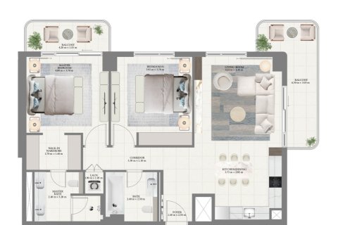 Dzīvoklis Mina Rashid, Dubaijā, AAE 1 istaba, 75 m2 Nr. 704537 - attēls 16