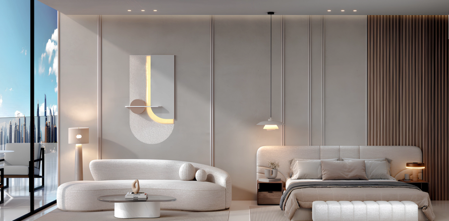 Apartman u Al Jaddaf, Dubai, UAE 105 m2, 2 spavaćih soba Br. 599715