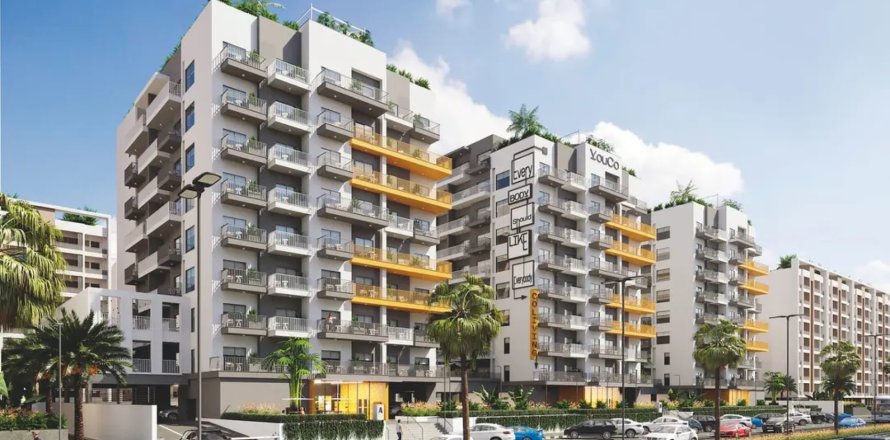 Apartmen di Dubai Production City (IMPZ), UAE 2 bilik tidur, 62.49 meter persegi № 752437