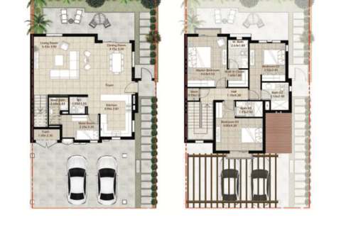 Vila di Madinat Zayed, Abu Dhabi, UEA 2 kamar tidur, 124 m2 nomor 690000 - foto 12