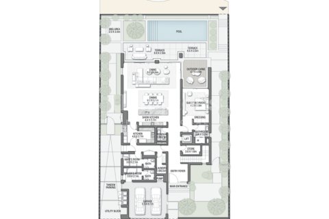 Villa in affitto a Palm Jebel Ali, Dubai, EAU 5 camere da letto, 703.22925850 mq. № 700258 - foto 12