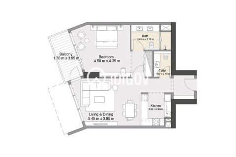 Διαμέρισμα σε Dubai, ΗΑΕ 1 υπνοδωμάτιο, 82.5 τ.μ. Αρ. 761067 - φωτογραφία 7