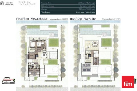 Villa til salg i Tilal Al Ghaf, Dubai, UAE 6 soveværelser, 1378.9 kvm № 695290 - foto 14