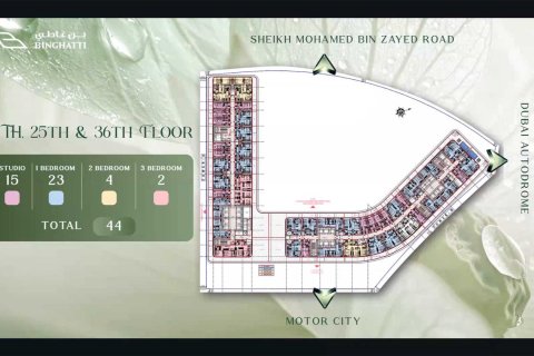 Motor City, Dubai, UAE의 판매용 아파트 29제곱미터 번호 728430 - 사진 17