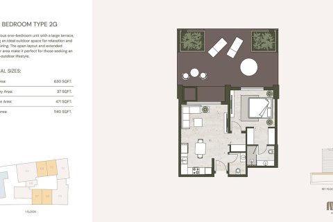 Apartment sa Jumeirah Village Circle, Dubai, UAE 1 silid, 30 sq.m. № 728433 - larawan 16