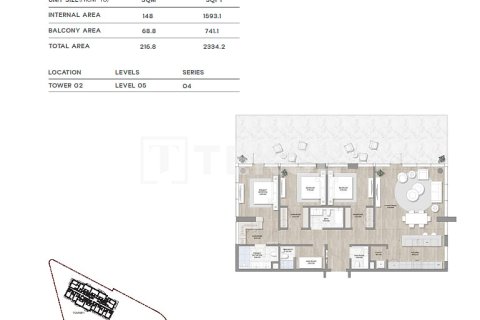 Apartamento para venda em Ras Al Khaimah, EAU 1 quarto, 94 m2 № 722683 - foto 16