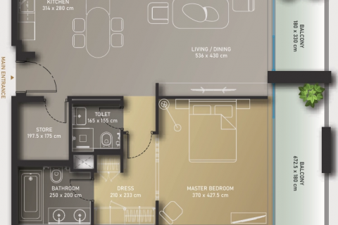 Dzīvoklis Dubaijā, AAE 1 istaba, 105 m2 Nr. 611541 - attēls 20