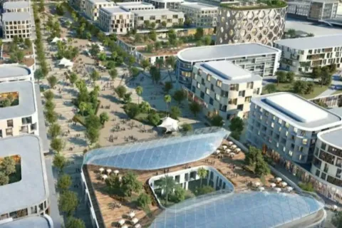 Apartment i Aljada, Sharjah, UAE 1 værelse, 55.67 kvm № 753182