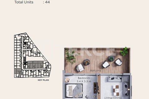 Apartman u Dubai Land, UAE 2 spavaćih soba, 119 m2 Br. 722694 - fotografija 14