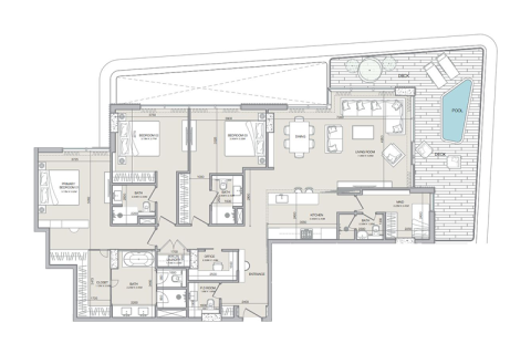 Apartment sa Dubai, UAE 1 silid-tulugan, 72 sq.m. № 690143 - larawan 6