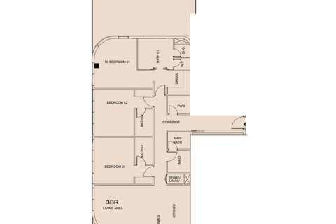 Apartment in Dubai, UAE 1 bedroom, 76 sq.m. № 690147 - photo 15