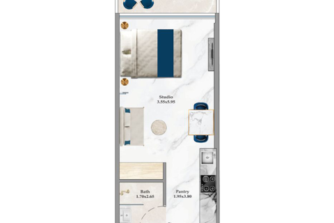 Διαμέρισμα σε Dubai Sports City, ΗΑΕ 1 δωμάτιο Αρ. 732691 - φωτογραφία 3