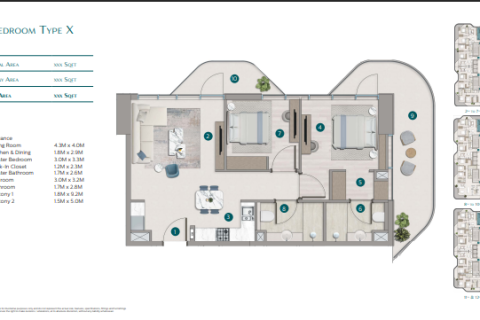 Dubai, BAE’de satılık daire 2 yatak odası, 91.6 m&sup2; No 704827 - fotoğraf 20