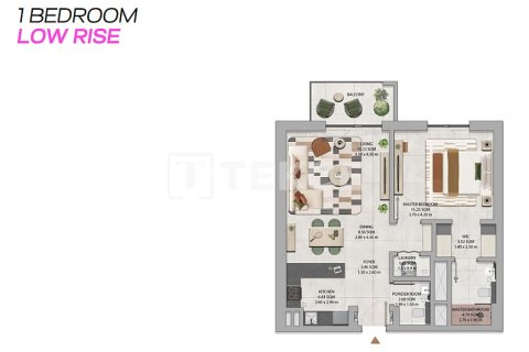 Apartemen di Dubai Land, UEA 3 kamar tidur, 194 m2 nomor 723335 - foto 23