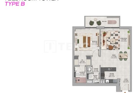 Dubai Land、Dubai、UAE にあるマンション販売中 2ベッドルーム、135 m2、No723334 - 写真 28