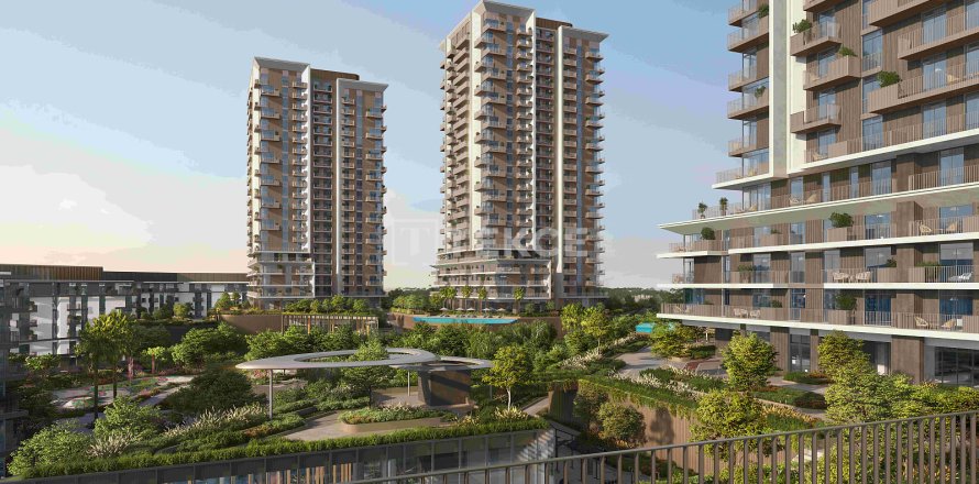 Dubai Land、Dubai、UAEにあるマンション 1ベッドルーム、93 m2 No723333