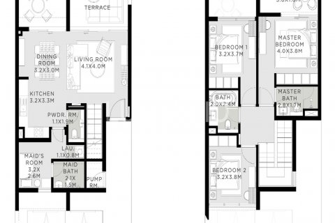 Casa urbana para venda em The Valley, Dubai, EAU 3 quartos, 173 m2 № 627344 - foto 19