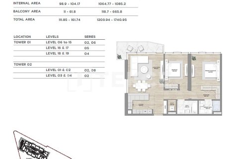 Byt v Ras Al Khaimah, SAE 3 ložnice, 217 m² Č.: 722685 - fotografie 17
