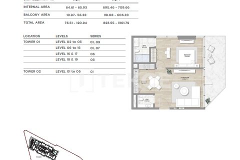 Byt v Ras Al Khaimah, SAE 3 ložnice, 217 m² Č.: 722685 - fotografie 13