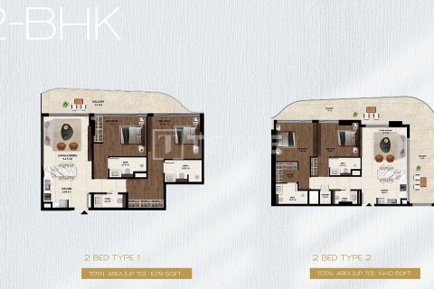 Huoneisto Dubai, Arabiemiraatit 2 makuuhuonetta, 103 m2 № 722687 - kuva 21