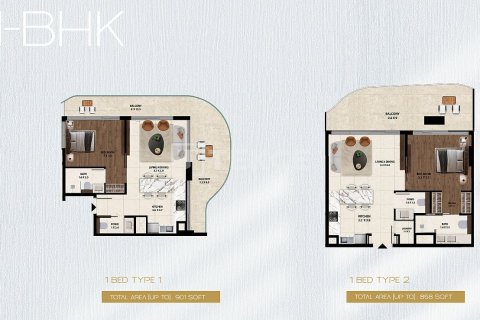 Huoneisto Dubai, Arabiemiraatit 2 makuuhuonetta, 103 m2 № 722687 - kuva 20