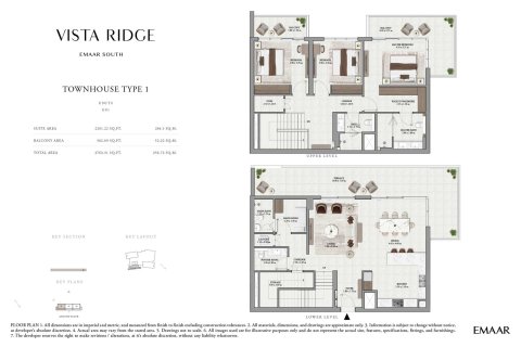 Apartemen di Vista Ridge di Dubai South (Dubai World Central), Dubai, UEA 1 kamar tidur, 73 m2 nomor 704812 - foto 17
