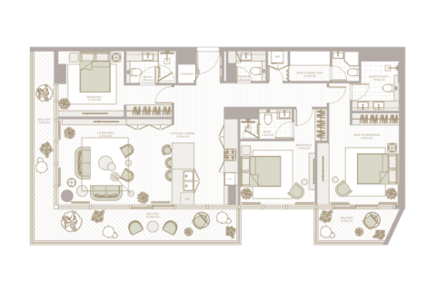 Dzīvoklis Dubaijā, AAE 1 istaba, 42 m2 Nr. 732638 - attēls 13
