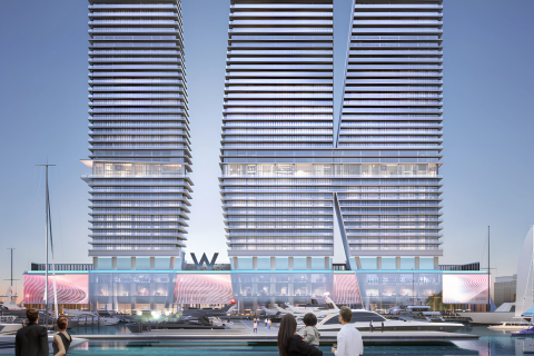 Apartament în Dubai Harbour, Dubai, EAU 1 dormitor, 97 mp.  №598531